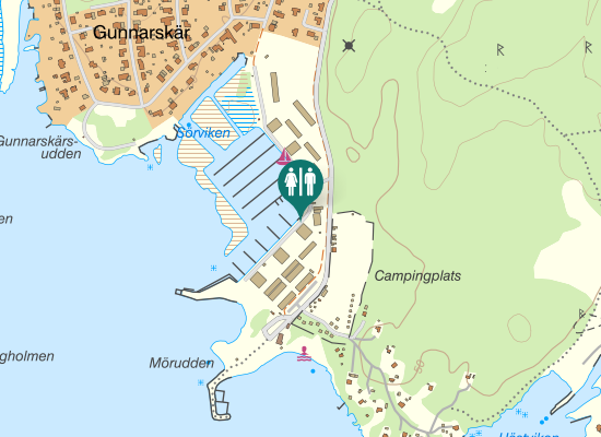 Karta over Klöverudsvägen