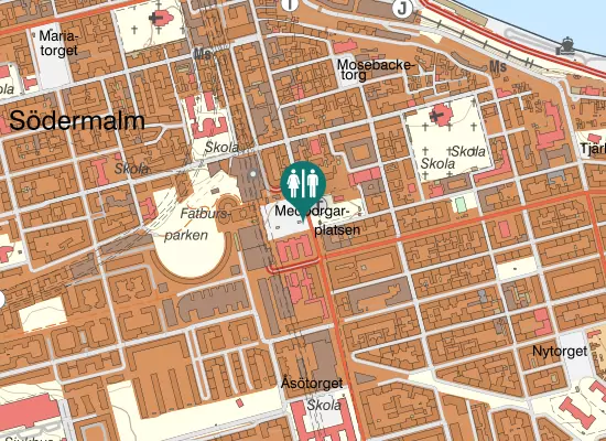 Karta over Medborgarplatsen