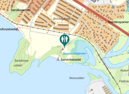 Karta över Sommarvägen