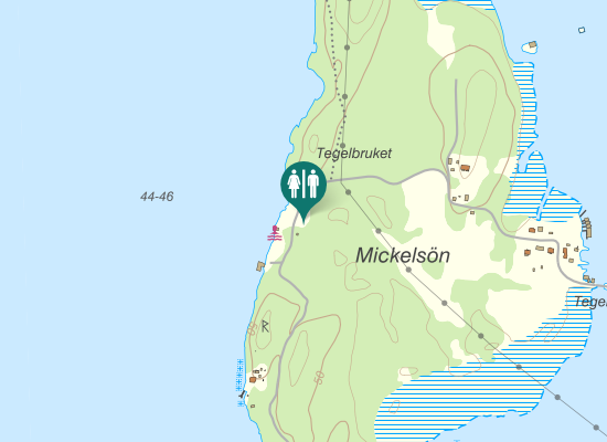 Karta over Önavägen