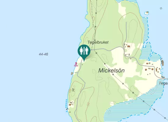 Karta over Önavägen