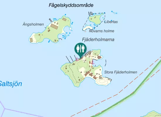 Karta over Stora kajen