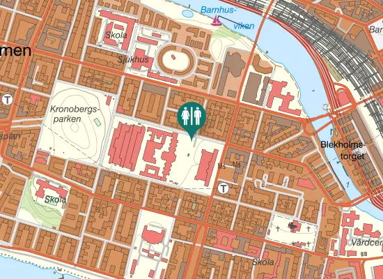 Karta över Kungsholmsgatan