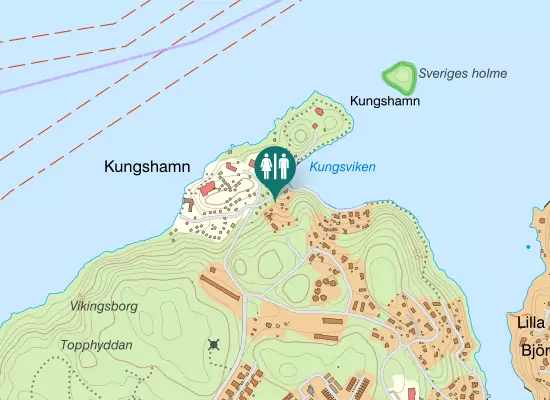 Karta over Skurusundsvägen