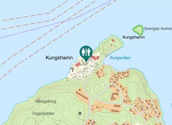 Karta over Skurusundsvägen