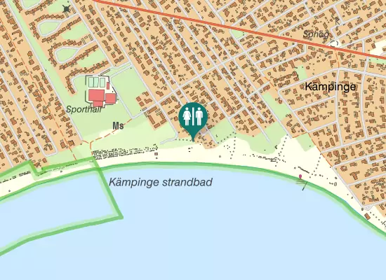 Karta over Sandvägen