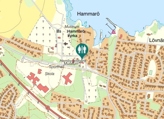 Karta över Sverres väg