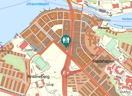 Karta over Lindhagensgatan