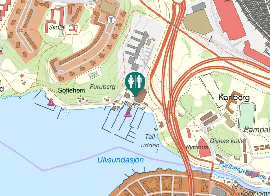 Karta över Hamntorget