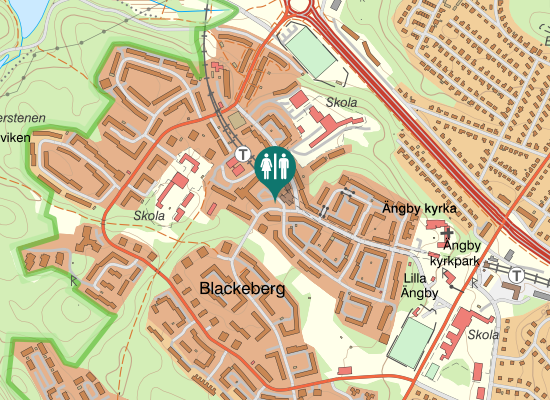 Karta over Blackebergsplan