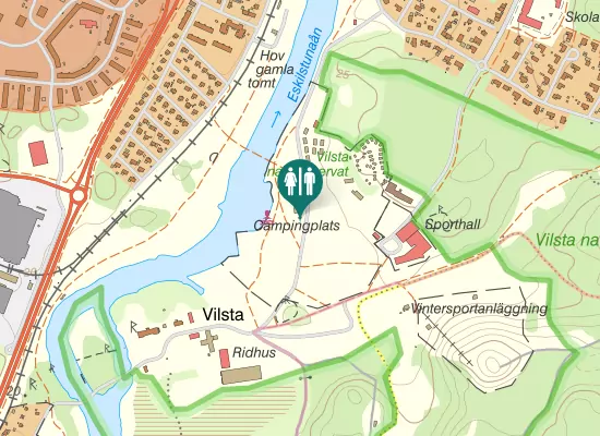 Karta over Vilstavägen