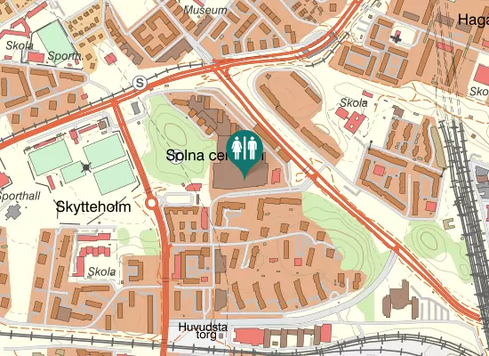 Karta over Shoppinggången