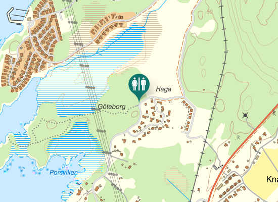 Karta över Margårdsvägen