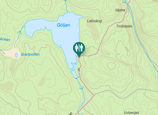 Karta över Lövåsenvägen