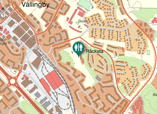 Karta over Nordingrågatan