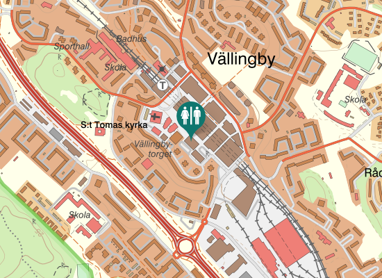 Karta over Vittangiplan