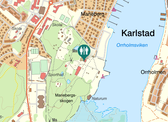 Karta over Treffenbergsvägen