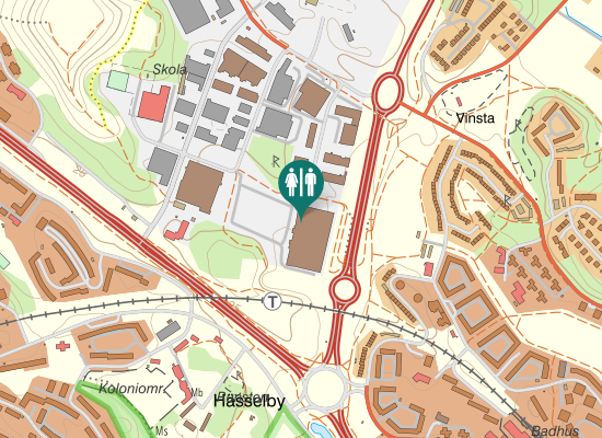 Karta over Siktgatan