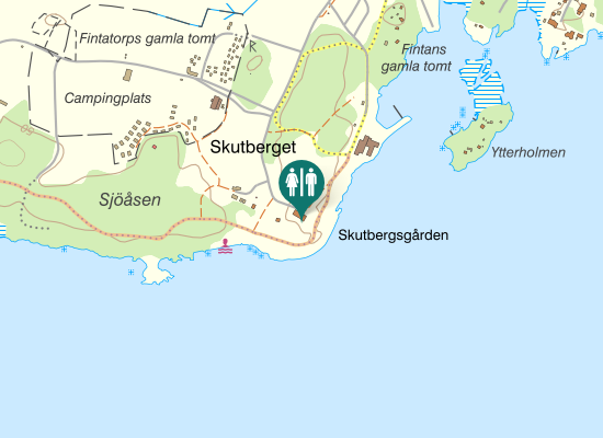 Karta over Skutbergsvägen 157