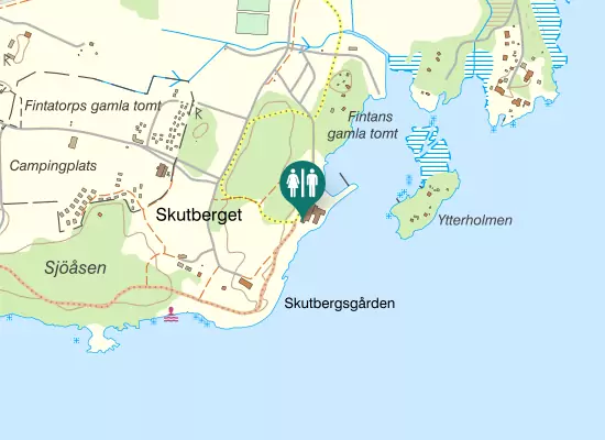 Karta over Skutbergsvägen 141
