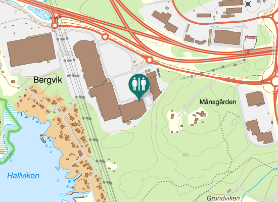 Karta over Frykmans väg 1