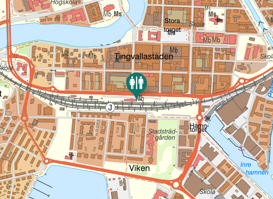 Karta over Hamngatan 21