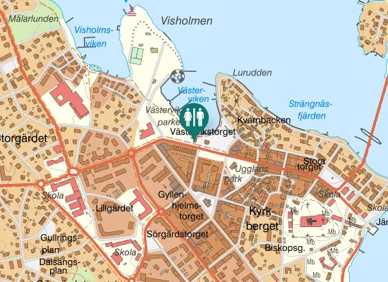 Karta over Storgatan