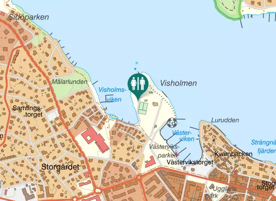 Karta over Sidövägen