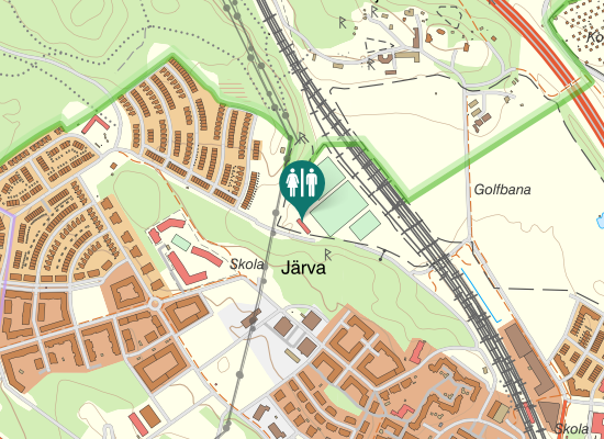 Karta över Gunnarbovägen