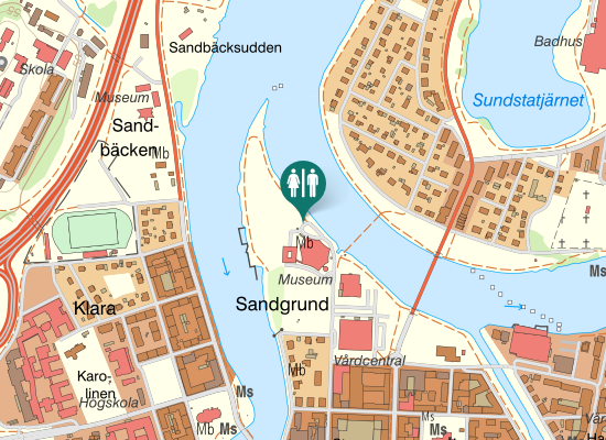 Karta over Västra Torggatan