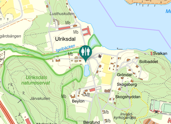 Karta över Fasangårdsvägen