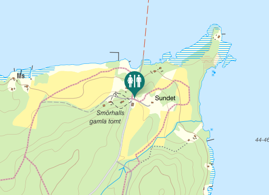 Karta over Herrövägen