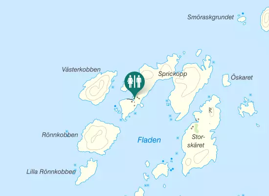 Karta over Toalett