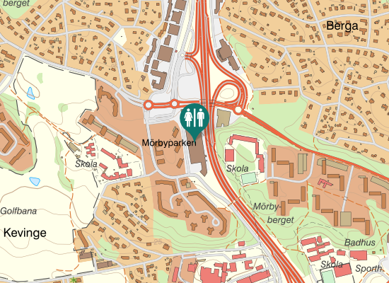 Karta över Golfvägen