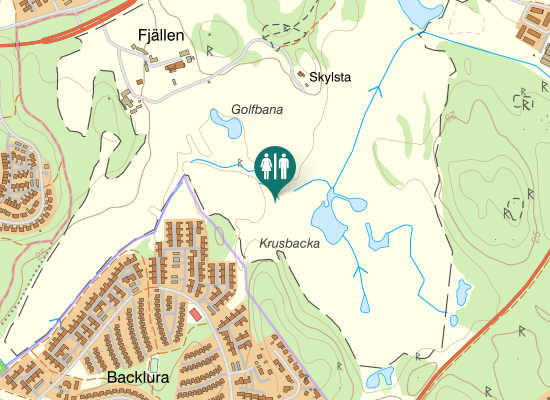 Karta over Viksjöleden