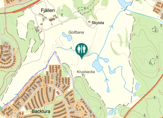Karta over Viksjöleden