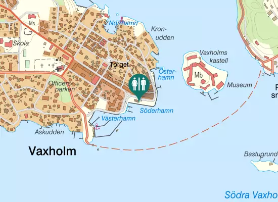 Karta over Söderhamnsplan