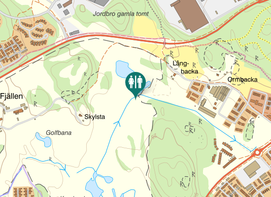 Karta over Viksjöleden