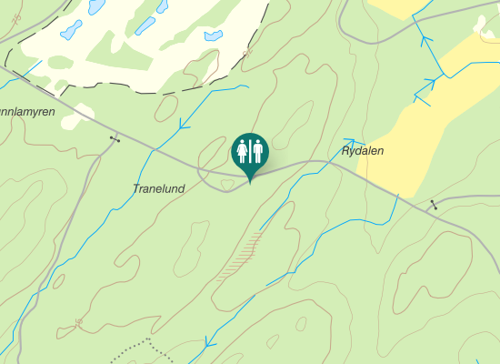 Karta over Rydalsvägen