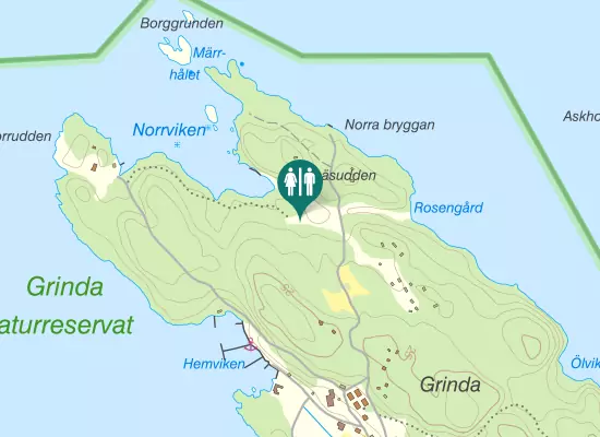 Karta over Grindastigen