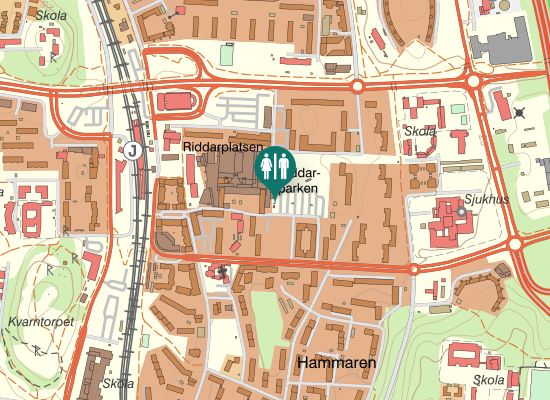 Karta över Tornérvägen