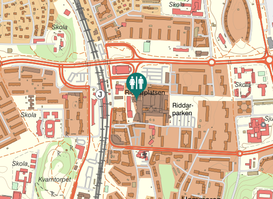 Karta över Riddarplatsen