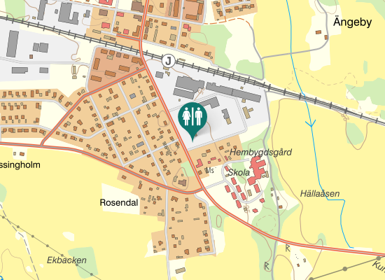 Karta över Bergsvägen 10