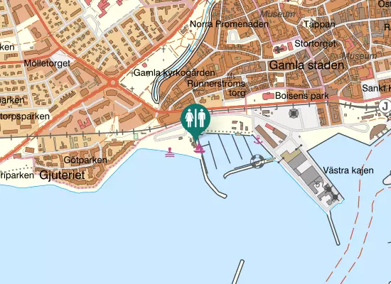 Karta over Segelgatan