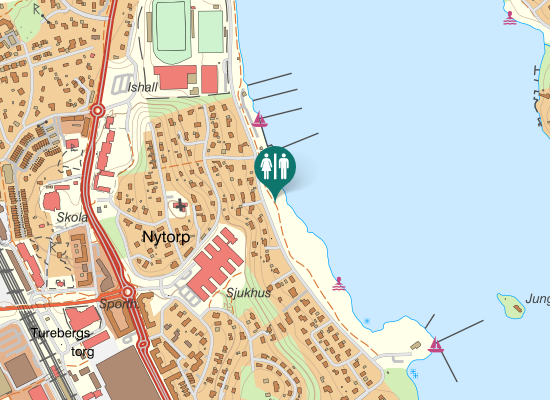 Karta över Nils Göranssons promenad