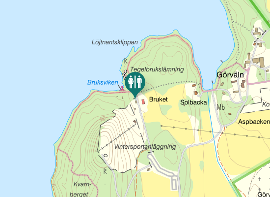 Karta over Bjoerns avstickare