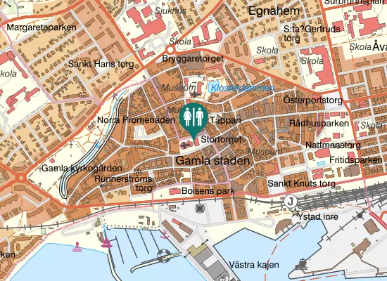 Karta over Stortorget