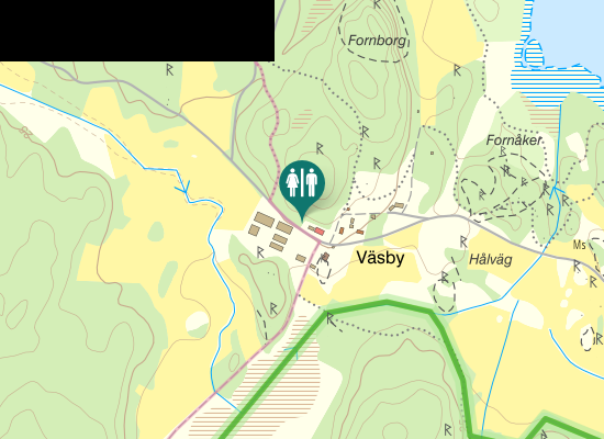 Karta över Norra Kolonnvägen