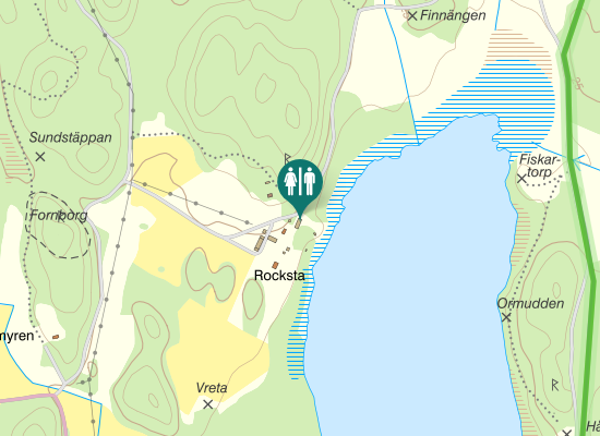 Karta över Norra Kolonnvägen