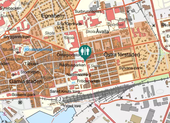 Karta over Österportstorg 1